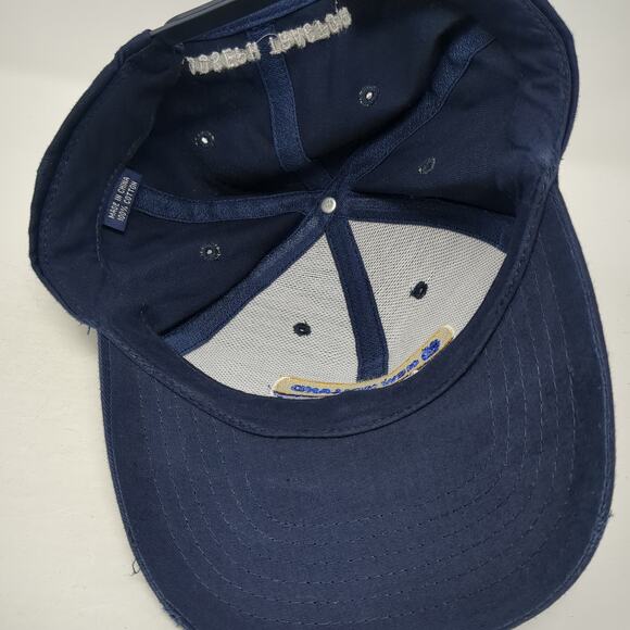 New Holland Agriculture Snapback Hat Blue One Size Solid Embroidered - Picture 7 of 9
